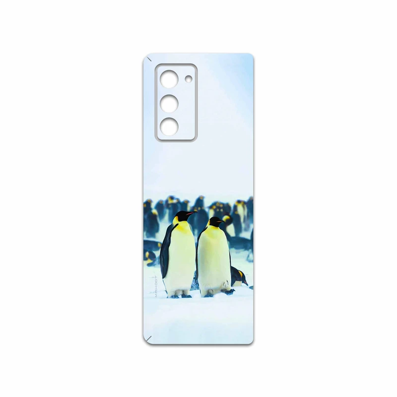 برچسب پوششی ماهوت مدل Penguin مناسب برای گوشی موبایل سامسونگ Galaxy Z FOLD 2