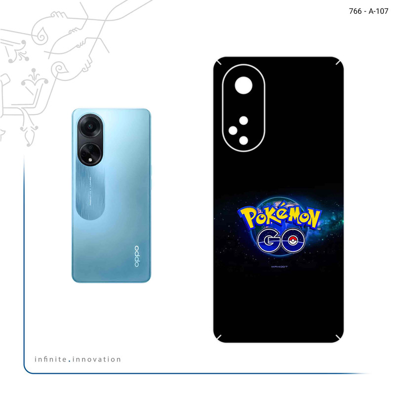 برچسب پوششی ماهوت مدل Pokemon Go Game Series مناسب برای گوشی موبایل اپو A98