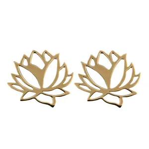 گوشواره طلا 18 عیار زنانه کانیار گالری کد GOA15