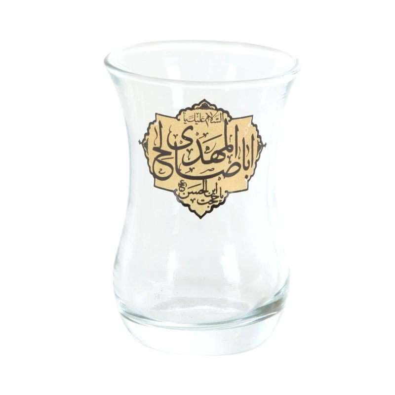 ست فنجان و نعلبکی 12 پارچه مدل مذهبی طرح یا اباصالح