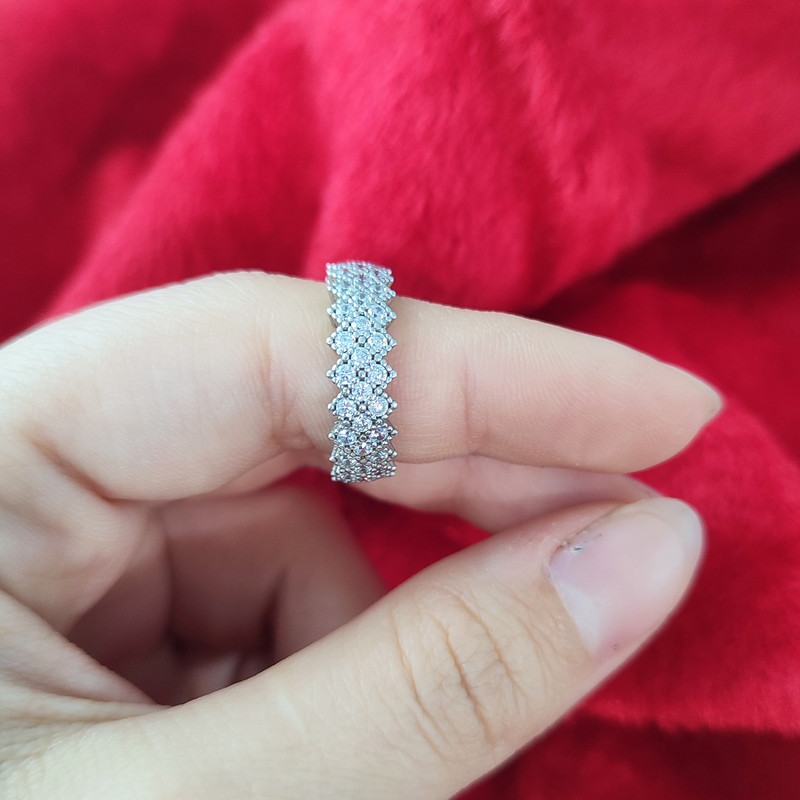 انگشتر نقره زنانه مدل پرنسس کد NG3704 انگشتر نقره زنانه مدل پرنسس کد NG3704