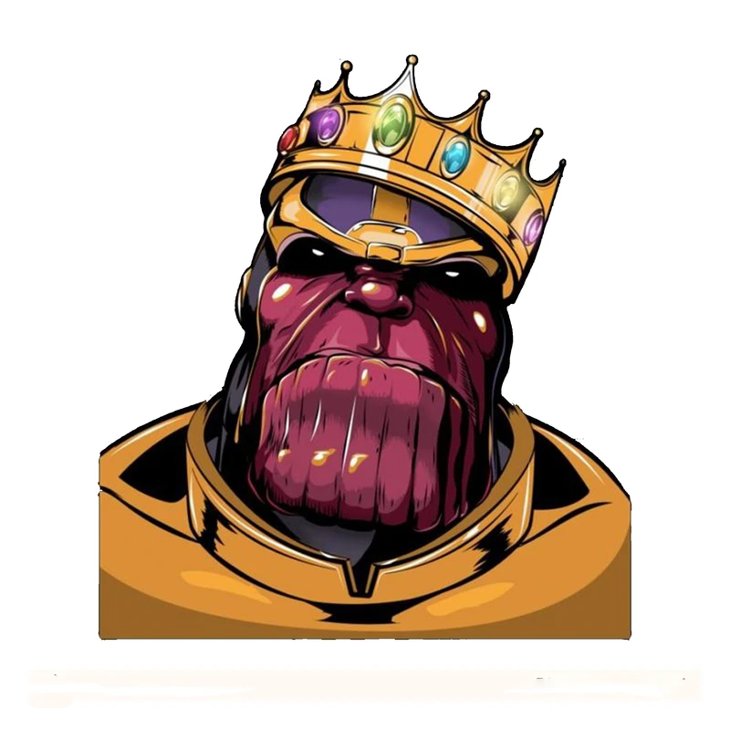 استیکر لپ تاپ و موبایل مدل سریال طرح تانوس تایتان دیوانه thanos mad titan کد 2328