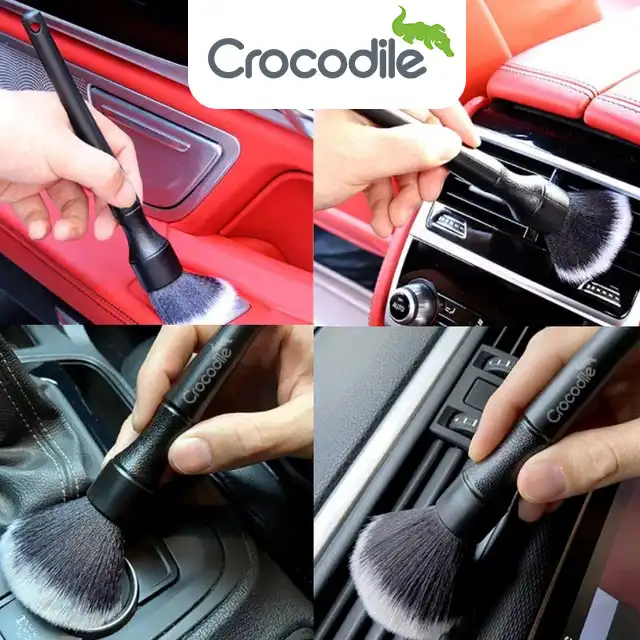 فرچه دیتیلینگ خودرو کروکودیل مدل Ultrasoft مجموعه دو عددی