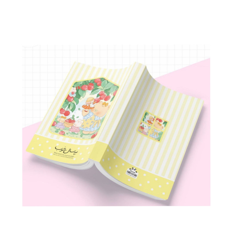 سالنامه سال 1404 مدل خرس و دختر آلبالویی کد 121