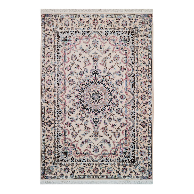 فرش دستبافت چهار متری مدل نایین کد 436