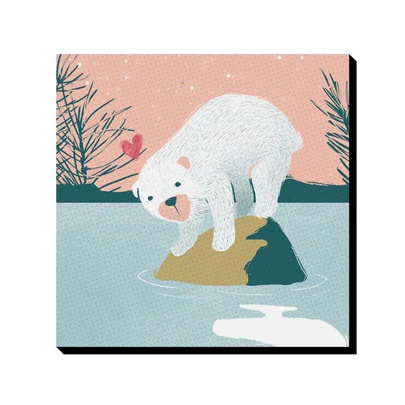 تابلو شاسی ترمه طراحان ایده مدل خرس قطبی کد cfp1078