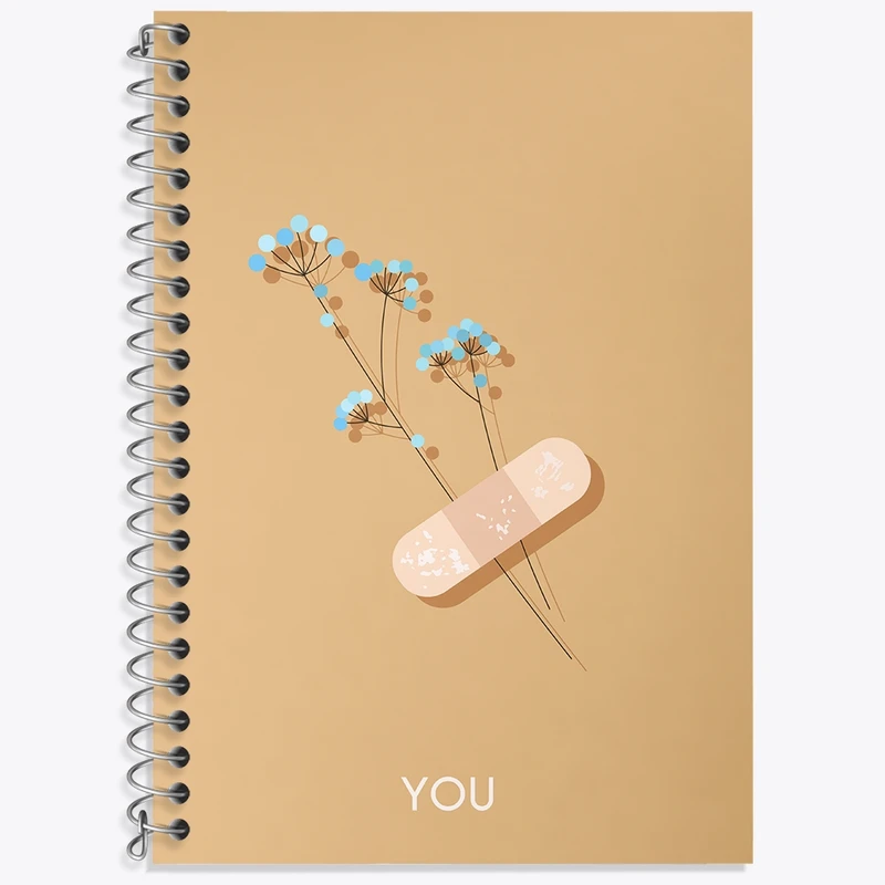 دفتر لغت 50 برگ خندالو طرح مینیمال کد N149