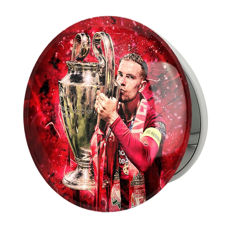 آینه جیبی خندالو طرح جردن هندرسون Jordan Henderson مدل تاشو کد 28911