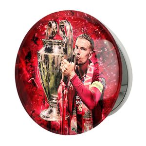 آینه جیبی خندالو طرح جردن هندرسون Jordan Henderson مدل تاشو کد 28911