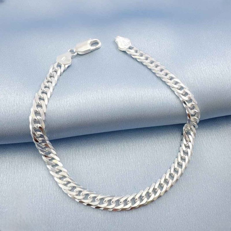 دستبند نقره مردانه مدل roz9 ایتالیا دستبند نقره مردانه مدل roz9 ایتالیا