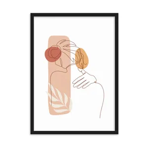 Minimal Wall Art Girl Design Code 2694