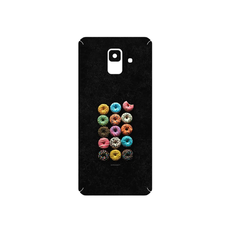 برچسب پوششی ماهوت مدل Doughnut مناسب برای گوشی موبایل سامسونگ Galaxy A6 2018