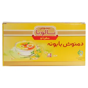 دمنوش بابونه-مهربانو-100گرم بسته 20 عددی 