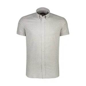 پیراهن آستین کوتاه مردانه کیکی رایکی مدل MBB20169-348