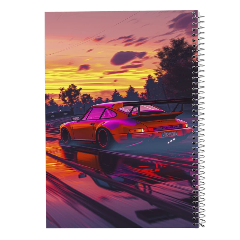 دفتر مشق 100 برگ مدوپد مدل need for speed کد DF13640