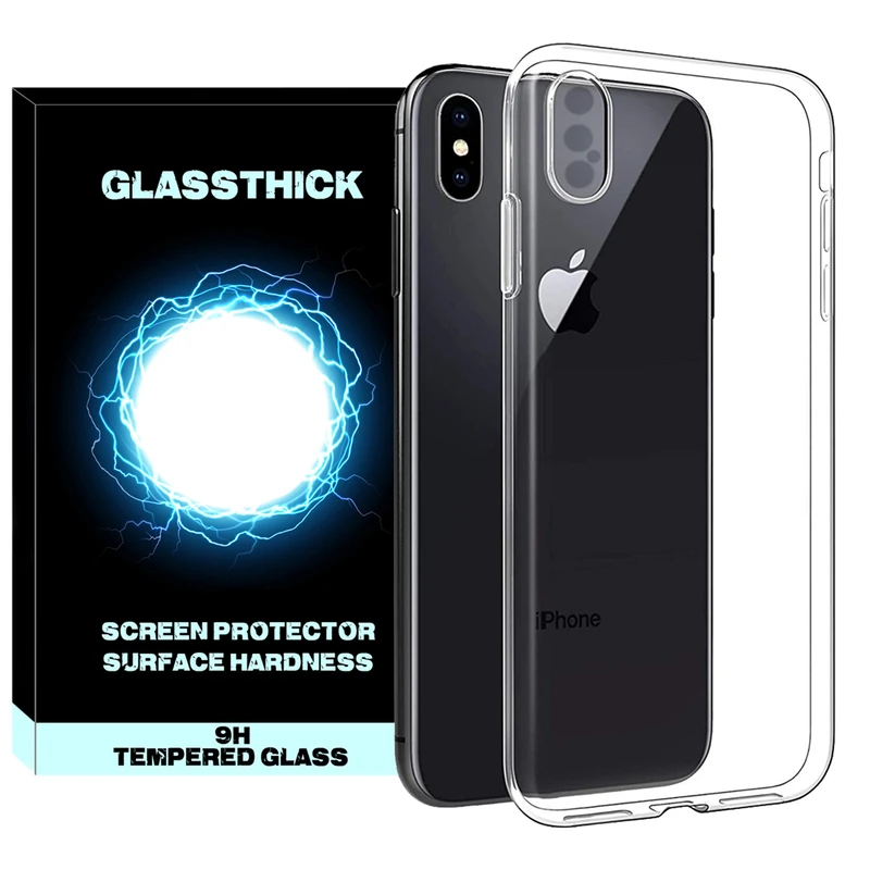 کاور گلستیک مدل Clear مناسب برای گوشی موبایل اپل iPhone XS Max