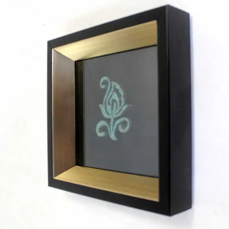 تابلو فیروزه کوبی طرح گل کد 17-17