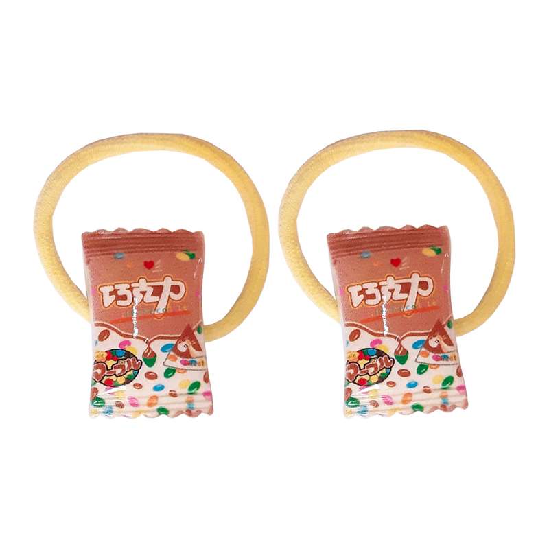 کش مو دخترانه مدل شکلاتی کد Fr039 بسته 2 عددی