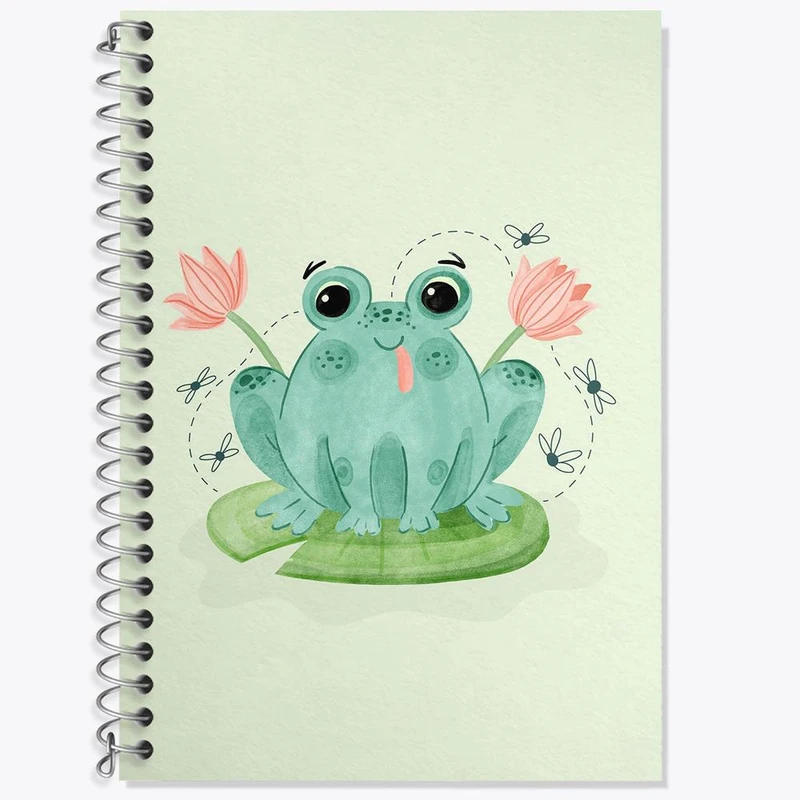 دفتر لغت 50 برگ خندالو مدل قورباغه کد 29166