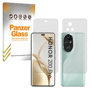 Panzer glass Resistant model matte screen protector suitable for Honor 200 Pro mobile phone along with the back protector