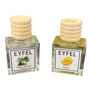 خوشبوکننده هوای خودرو ایفل مدل طالبی و جنگل استوایی حجم 10 میلی‌لیتر بسته 2 عددی