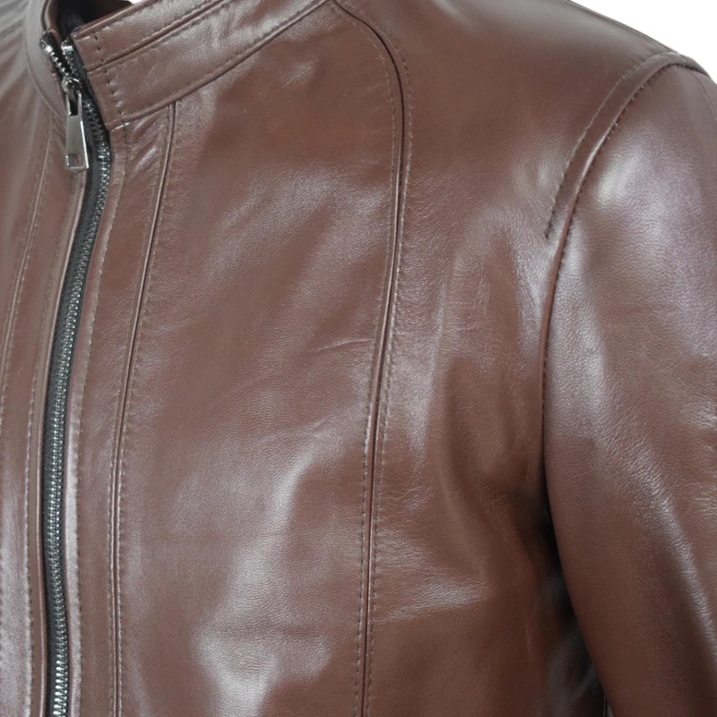 عکس شماره 65 : کت چرم مردانه چرمیران مدل شانون