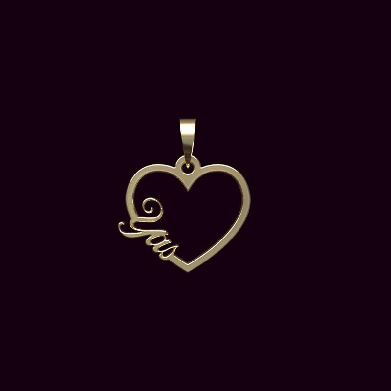 آویز گردنبند طلا 18 عیار زنانه مدوپد مدل اسم یاس yas کد PB1-10064