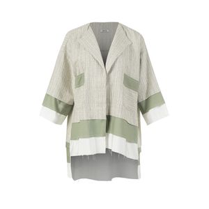 مانتو زنانه سرژه مدل 216647 رنگ سبز