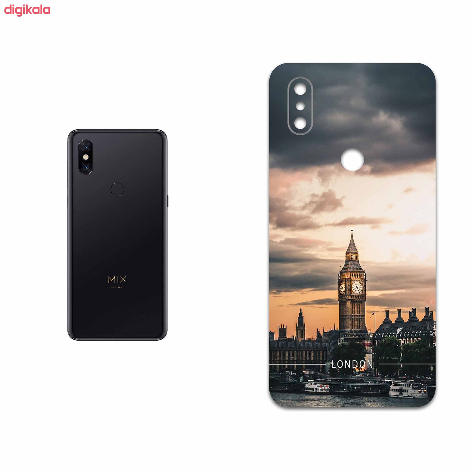برچسب پوششی ماهوت مدل London City مناسب برای گوشی موبایل شیائومی Mi Mix 3 main 1 1