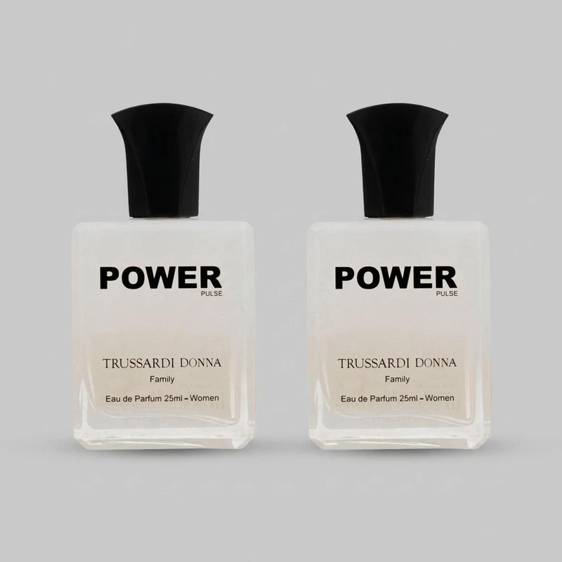 عطر جیبی زنانه پاور پالس مدل Trussardi Donna حجم 25 میلی لیتر بسته 2 عددی 