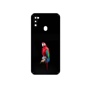 MAHOOT Parrot Cover Sticker for Samsung Galaxy M21  2021 Edition