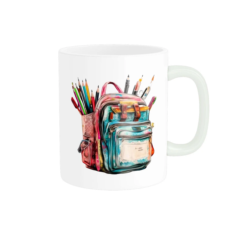 ماگ استلار طرح کوله پشتی back to school کد 1541