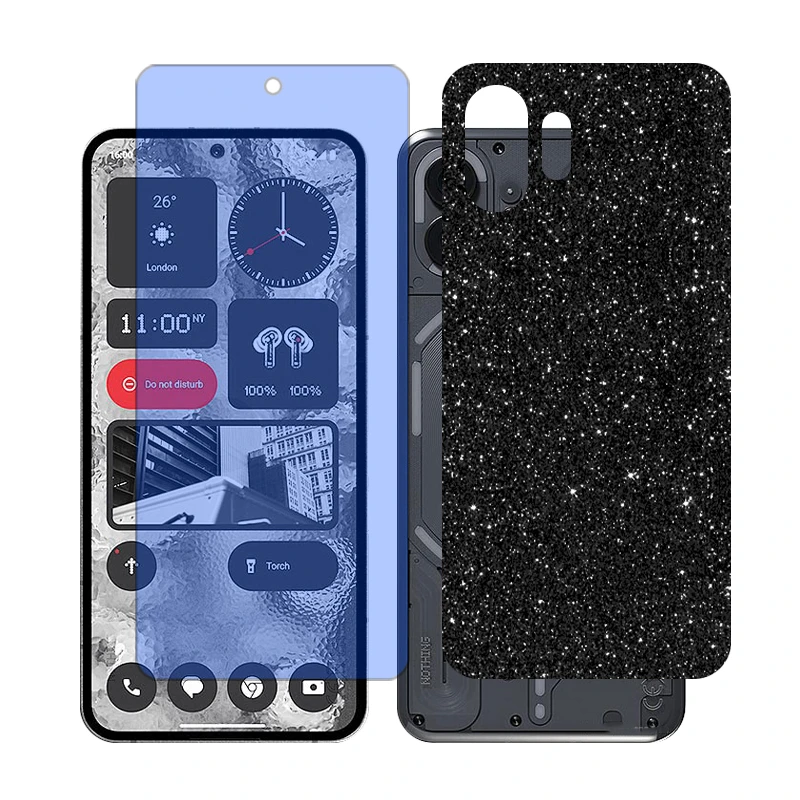 محافظ صفحه نمایش بلو کات گلس مدل Together مناسب برای گوشی موبایل ناتینگ 2 Phone به همراه برچسب پوششی پشت گوشی