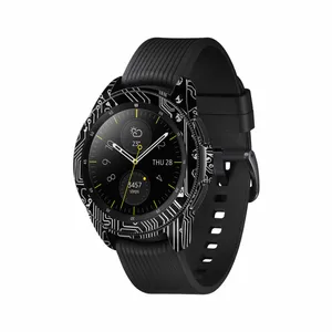MAHOOT Black-Printed-Circuit-Board Cover Sticker for Samsung Galaxy Watch 42mm Smartwatch