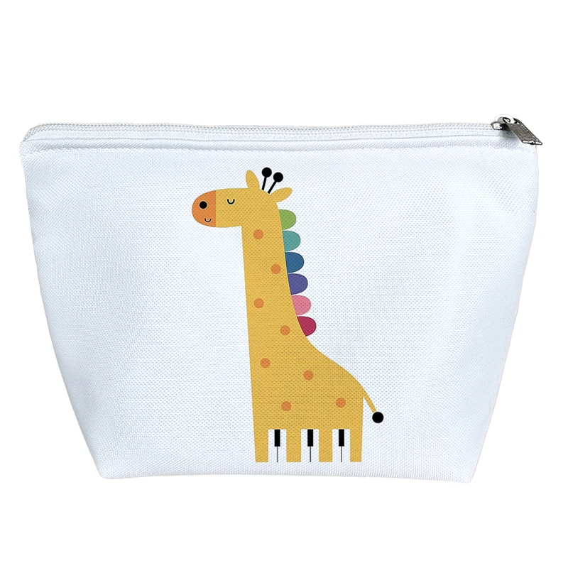 کیف لوازم آرایش دخترانه خندالو مدل زرافه کد 455