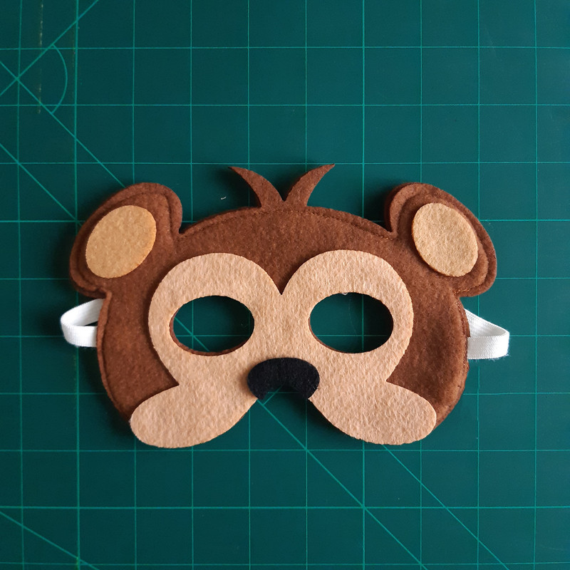 ماسک ایفای نقش رهام پاپالو مدل حیوانات کد 06 مجموعه 3 عددی