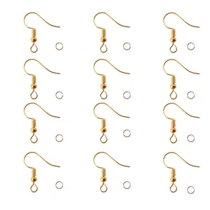 پایه نگهدارنده عصایی گوشواره به اضافه حلقه کد 12 مجموعه 12عددی