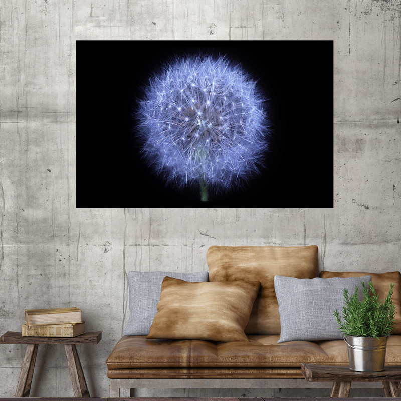 تابلو نوری بکلیت طرح گل قاصدک مدل B-MO1762