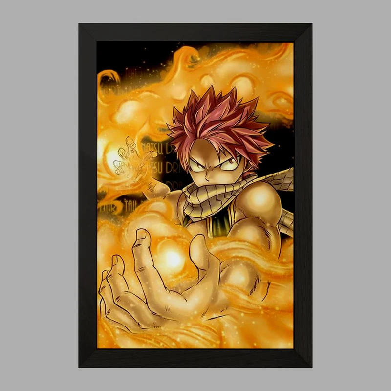 تابلو خندالو مدل ناتسو انیمه فری تیل Fairy Tail  کد 16471