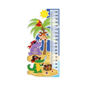 استیکر دیواری کودک تُکتم مدل اندازه گیری قد طرح دزدان دریایی
