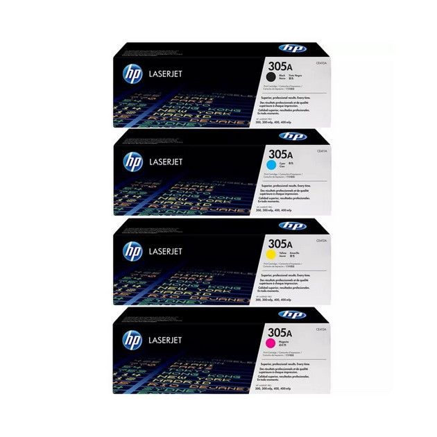 تونر مدل 305A مجموعه 4 عددی