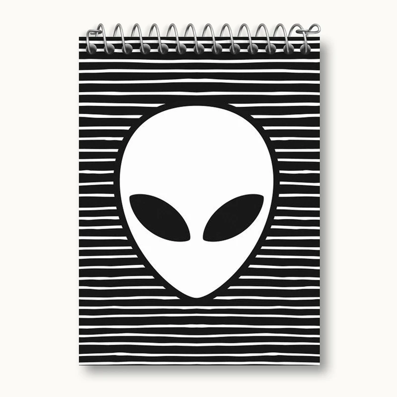 دفتر یادداشت 50 برگ خندالو مدل آدم فضایی کد 1953