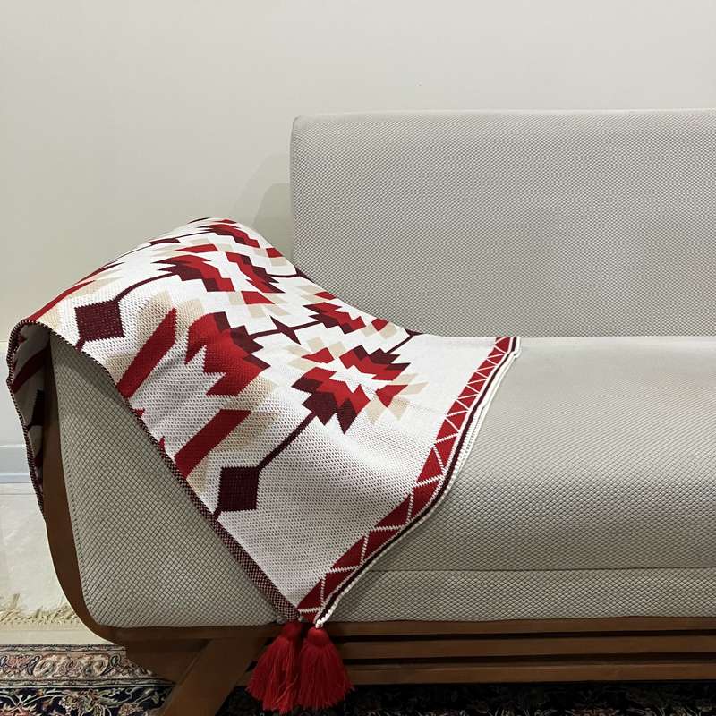 شال مبل مدل برگ کد 04 سایز 180x140 سانتی متر