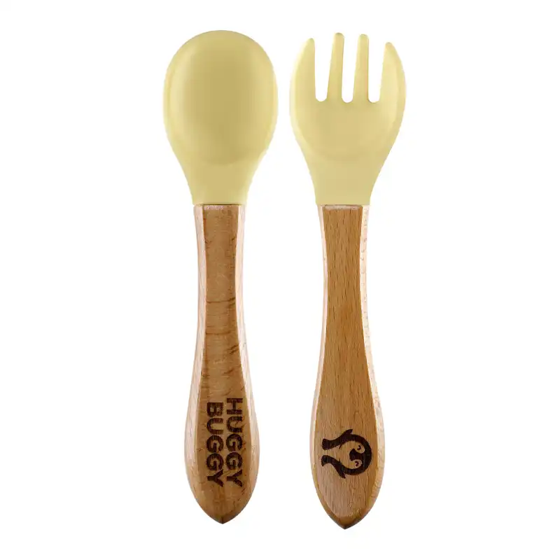 قاشق و چنگال کودک هاگی باگی مدل 3302