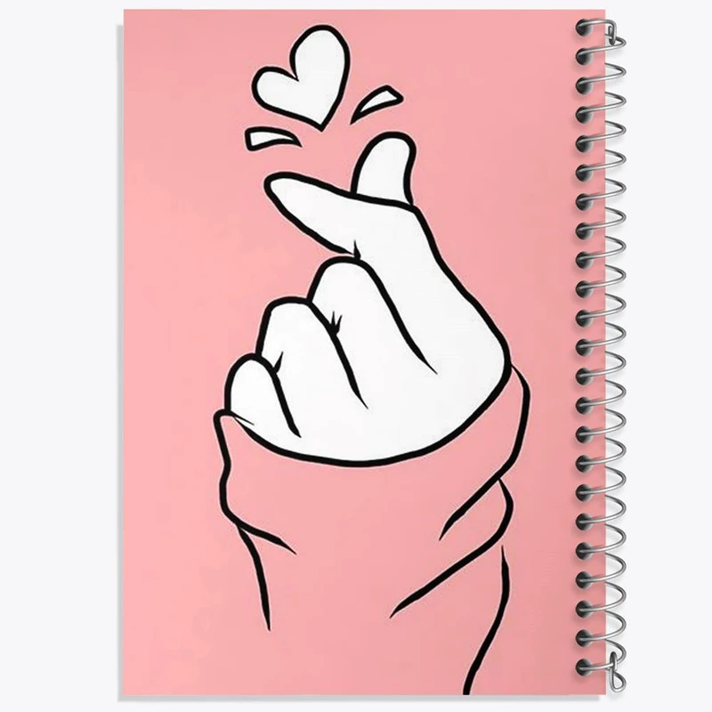 دفتر مشق 100 برگ خندالو طرح عاشقانه کد 1889