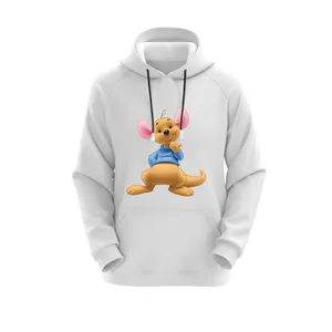 هودی زنانه مدل موش کد J218 رنگ سفید