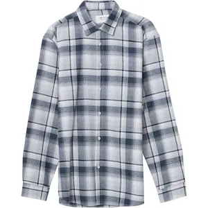 پیراهن آستین بلند یقه برگردان مردانه ال سی وایکیکی مدل چارخونه