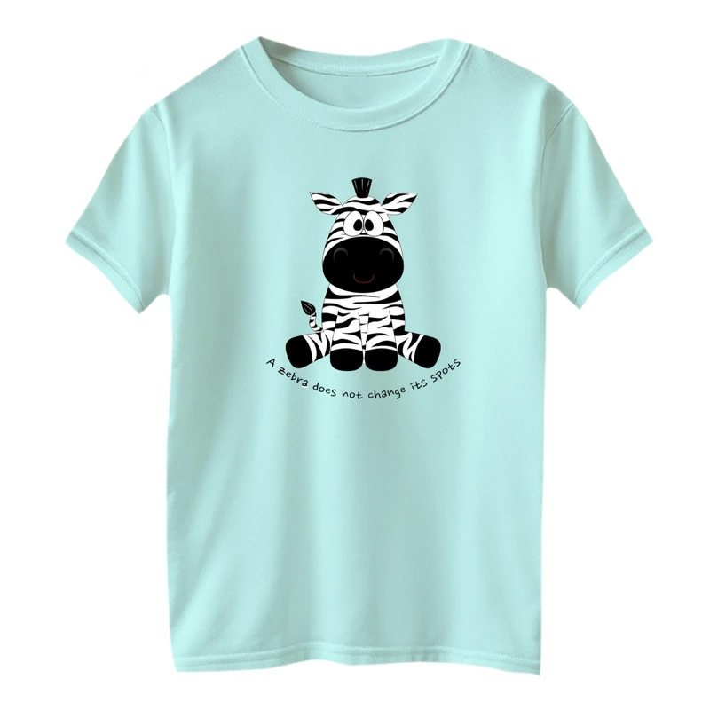 تی شرت آستین کوتاه بچگانه مدل گورخر کد ۱۴