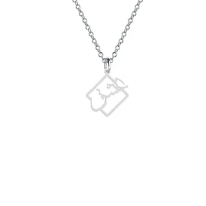 گردنبند نقره زنانه هایکا مدل عشق کد n.ha2-722