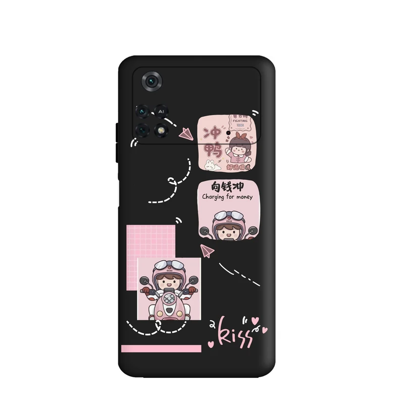 کاور قاب گارد طرح  موتور کد  FF977 مناسب برای گوشی موبایل شیائومی Poco m4 pro 4G